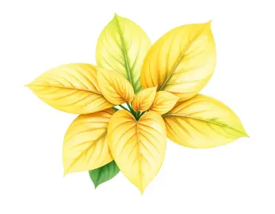 AI-generated watercolor illustration of Hosta 'Lucy Vitols' (not a photograph)
