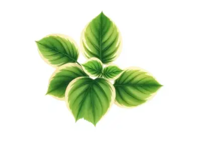 AI-generated watercolor illustration of Hosta 'Margaret Mary Tiara' (not a photograph)