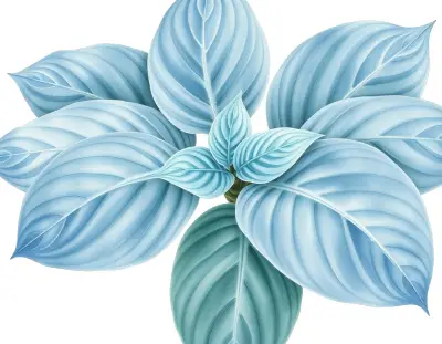 AI-generated watercolor illustration of Hosta 'Marlene' (not a photograph)