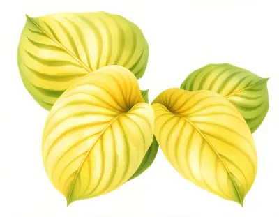 AI-generated watercolor illustration of Hosta 'Mike Shadrack' (not a photograph)
