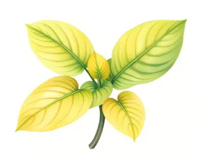 AI-generated watercolor illustration of Hosta 'Mildred's Smile' (not a photograph)