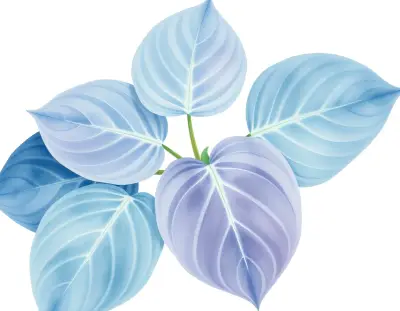 AI-generated watercolor illustration of Hosta 'Millard Fillmore' (not a photograph)
