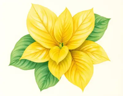 AI-generated watercolor illustration of Hosta 'Ming Treasure' (not a photograph)