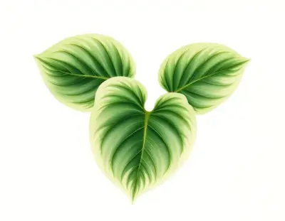 AI-generated watercolor illustration of Hosta 'Minnie Bell' (not a photograph)
