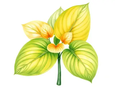 AI-generated watercolor illustration of Hosta 'Molly Morris' (not a photograph)