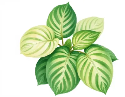 AI-generated watercolor illustration of Hosta 'Monkey Fist' (not a photograph)