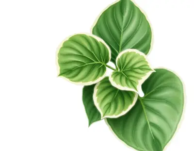 AI-generated watercolor illustration of Hosta 'My Claire' (not a photograph)