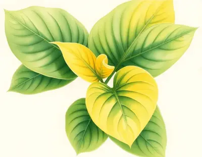 AI-generated watercolor illustration of Hosta 'Niagara on the Lake' (not a photograph)