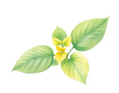 AI-generated watercolor illustration of Hosta 'Ogon Tsushima' (not a photograph)