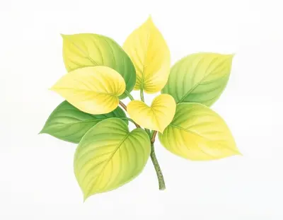 AI-generated watercolor illustration of Hosta 'Ohh! Ludell' (not a photograph)