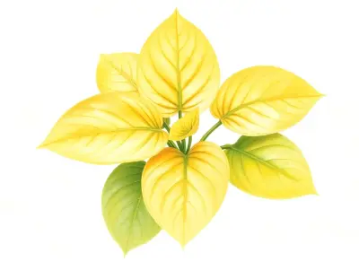 AI-generated watercolor illustration of Hosta 'Olympic Torch' (not a photograph)