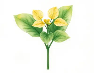 AI-generated watercolor illustration of Hosta 'Pale Rider' (not a photograph)