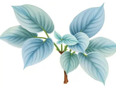 AI-generated watercolor illustration of Hosta 'Partridge Gold' (not a photograph)