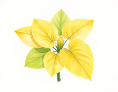 AI-generated watercolor illustration of Hosta 'Peg O' My Heart' (not a photograph)