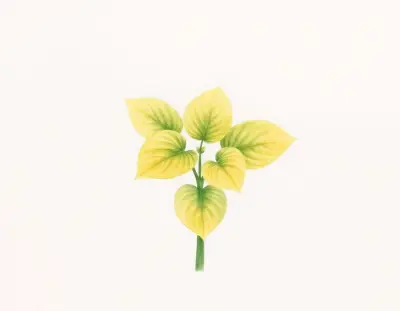 AI-generated watercolor illustration of Hosta 'Peking' (not a photograph)