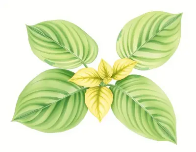 AI-generated watercolor illustration of Hosta 'Persian Red' (not a photograph)