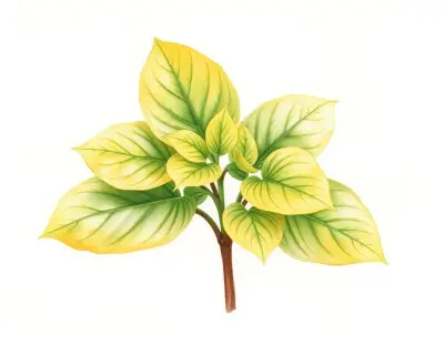 AI-generated watercolor illustration of Hosta 'Pike's Peak' (not a photograph)
