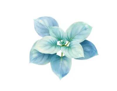 AI-generated watercolor illustration of Hosta 'Pineapple Ripple' (not a photograph)