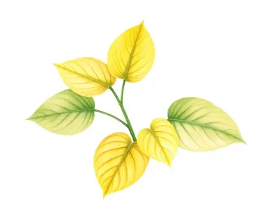 AI-generated watercolor illustration of Hosta 'Pooh Bear' (not a photograph)