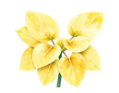 AI-generated watercolor illustration of Hosta 'Porcelain Vase' (not a photograph)