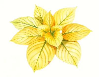 AI-generated watercolor illustration of Hosta 'Prairieland Memories' (not a photograph)