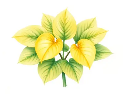 AI-generated watercolor illustration of Hosta 'Prince Michael' (not a photograph)