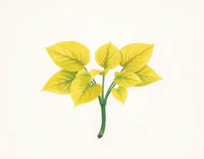 AI-generated watercolor illustration of Hosta 'Princess Hannah' (not a photograph)