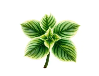 AI-generated watercolor illustration of Hosta 'Queen Isabella' (not a photograph)