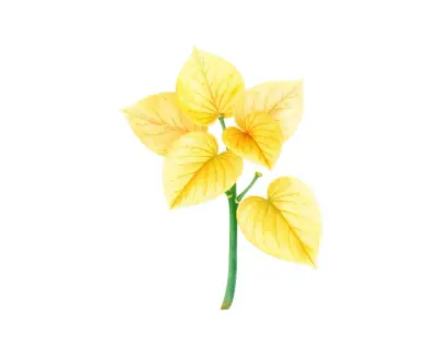 AI-generated watercolor illustration of Hosta 'Rapture' (not a photograph)