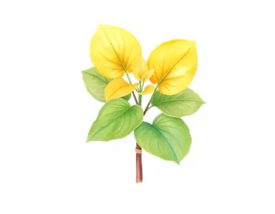 AI-generated watercolor illustration of Hosta 'Raspberry Meringue' (not a photograph)