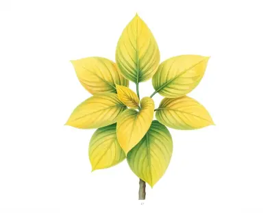 AI-generated watercolor illustration of Hosta 'Raving Beauty' (not a photograph)