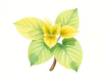 AI-generated watercolor illustration of Hosta 'Richland White Edge' (not a photograph)