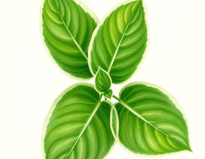 AI-generated watercolor illustration of Hosta 'Right Around Morning Sunrise' (not a photograph)