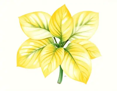 AI-generated watercolor illustration of Hosta 'Rosedale Golden Candlestick' (not a photograph)