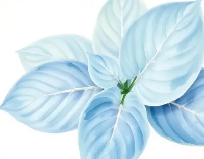 AI-generated watercolor illustration of Hosta 'Rosedale Golden Chalice' (not a photograph)