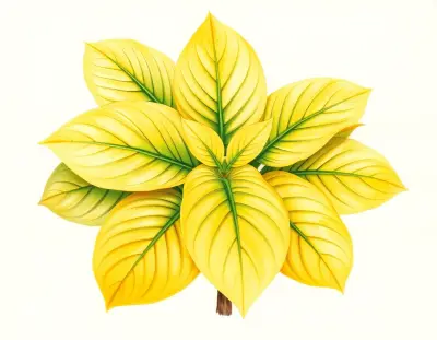AI-generated watercolor illustration of Hosta 'Rosedale Golden Hercules' (not a photograph)