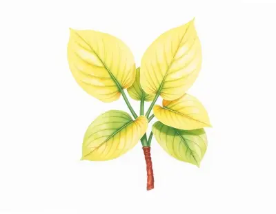 AI-generated watercolor illustration of Hosta 'Rosedale Misty Pathways' (not a photograph)