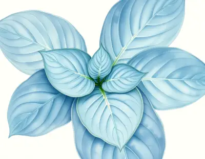 AI-generated watercolor illustration of Hosta 'Roy's Pink' (not a photograph)