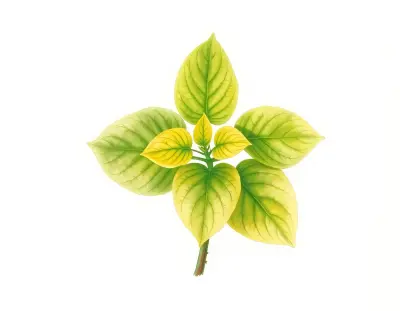 AI-generated watercolor illustration of Hosta 'S.S. Geisha' (not a photograph)