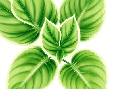 AI-generated watercolor illustration of Hosta 'Saint Stephen' (not a photograph)