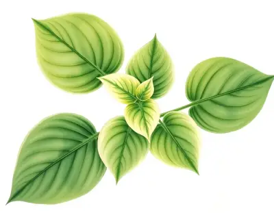 AI-generated watercolor illustration of Hosta 'Sam Spade' (not a photograph)