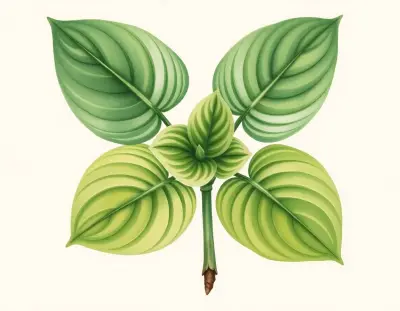 AI-generated watercolor illustration of Hosta 'Sam-Tina Gold' (not a photograph)