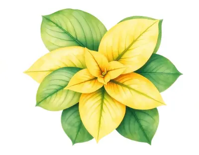 AI-generated watercolor illustration of Hosta 'Sara's Sensation' (not a photograph)