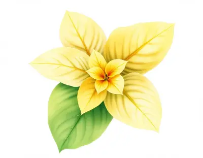 AI-generated watercolor illustration of Hosta 'Saratoga Sunrise' (not a photograph)