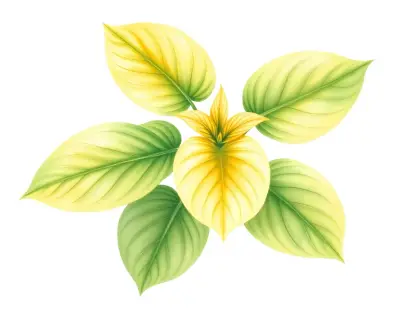 AI-generated watercolor illustration of Hosta 'Sea Foam' (not a photograph)