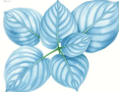 AI-generated watercolor illustration of Hosta 'Sea Monster' (not a photograph)