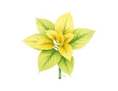 AI-generated watercolor illustration of Hosta 'Sea Sprite' (not a photograph)