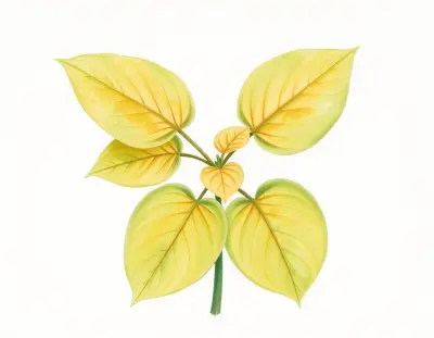 AI-generated watercolor illustration of Hosta 'Sea Wiggles' (not a photograph)