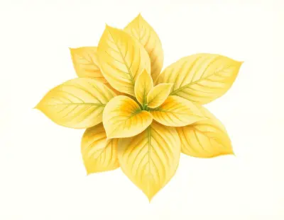 AI-generated watercolor illustration of Hosta 'Shade Master' (not a photograph)