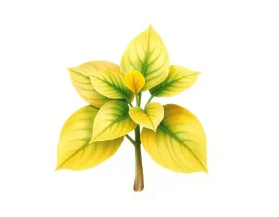 AI-generated watercolor illustration of Hosta 'Shelleys' (not a photograph)